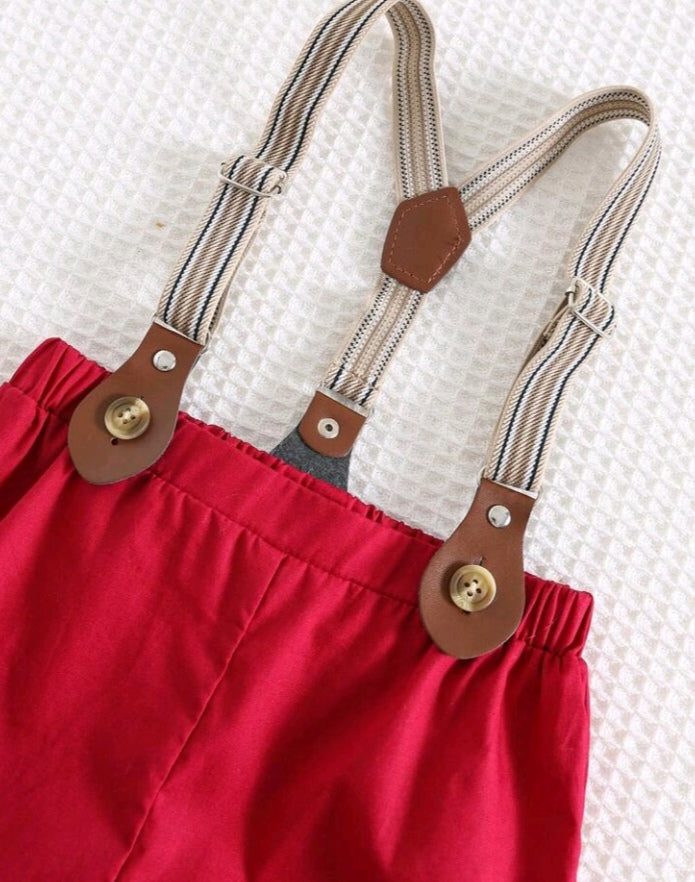 Conjunto Clásico con Tirantes para Bebé