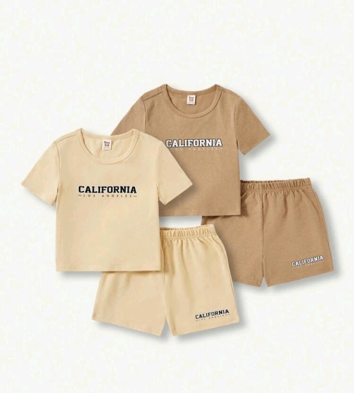 Set California para Niño – 2 Conjuntos en 1