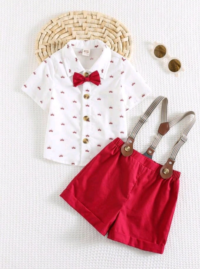 Conjunto Clásico con Tirantes para Bebé