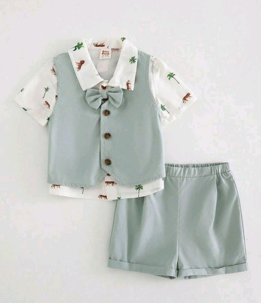 Conjunto Safari de 3 Piezas para Bebé🐆🦁